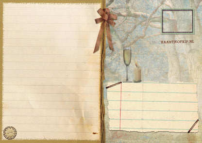 Kerst Postkaart 'Antilope'