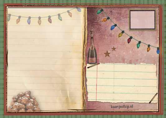 Nieuwjaars Postkaart 'Big'