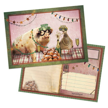 Nieuwjaars Postkaart 'Big'