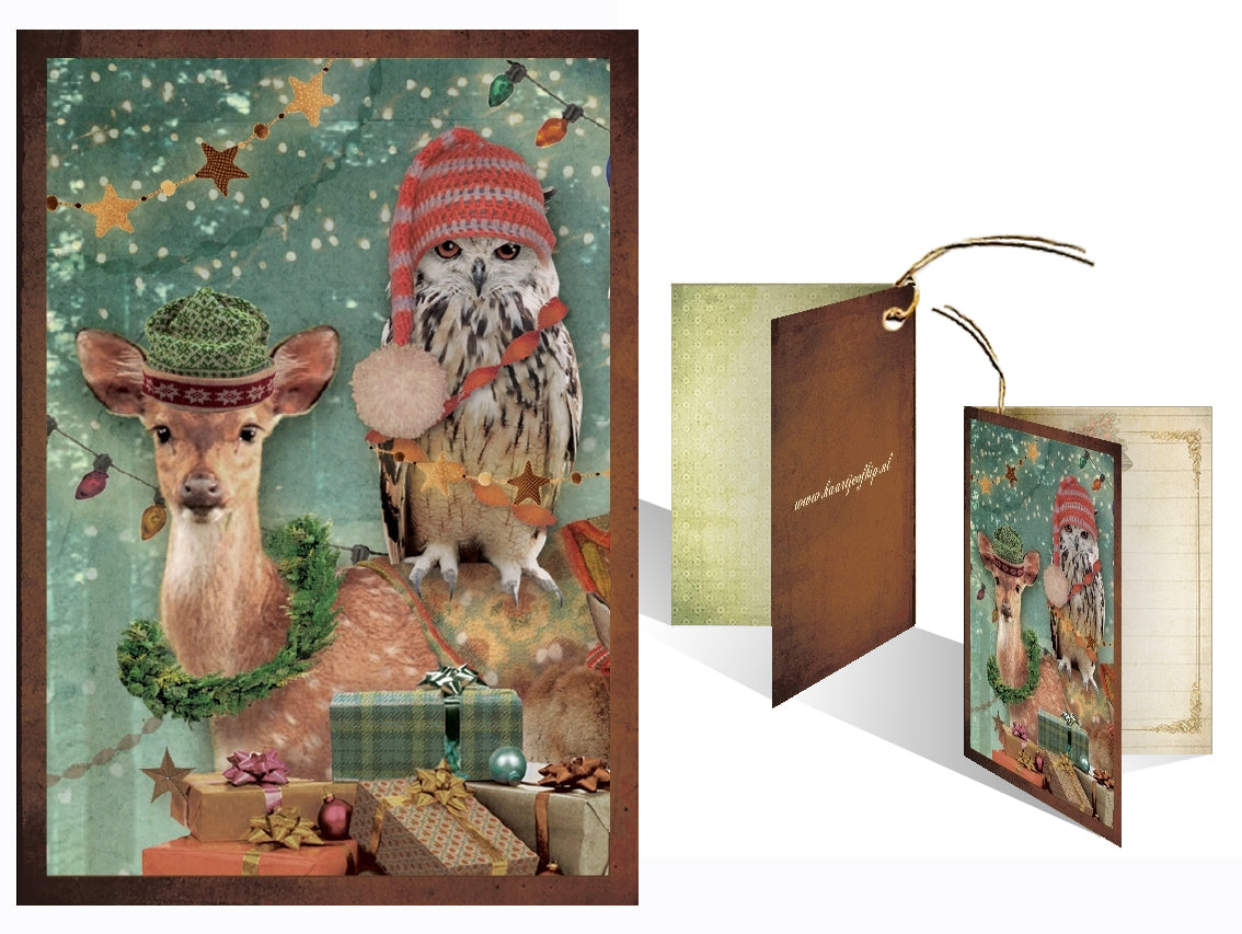 Kerst Kadokaartje 'Kerstgezelschap'
