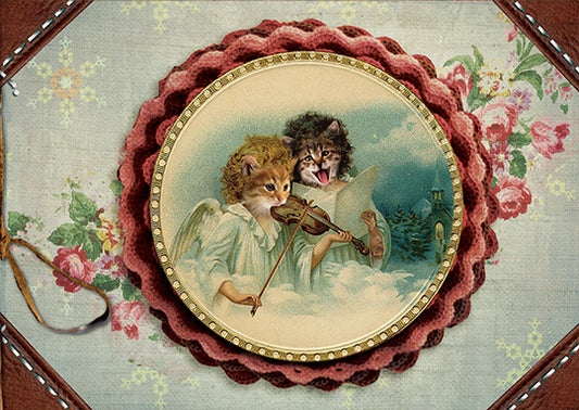 Luxe Nieuwjaarskaart 'Kerstlied'