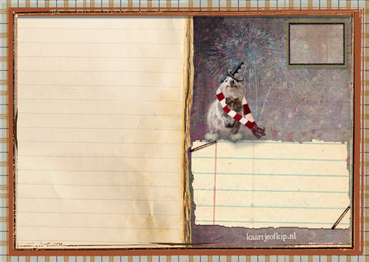 Nieuwjaars Postkaart 'Quaka's'