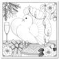 Christmas Colouring Card Dove