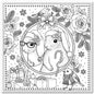 Christmas Colouring Card Squirrels