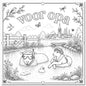 Colouring Card 'For Grandpa'