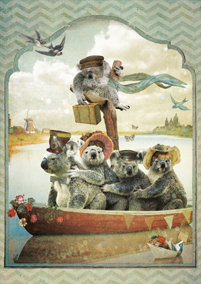 Ansichtkaart Koala's