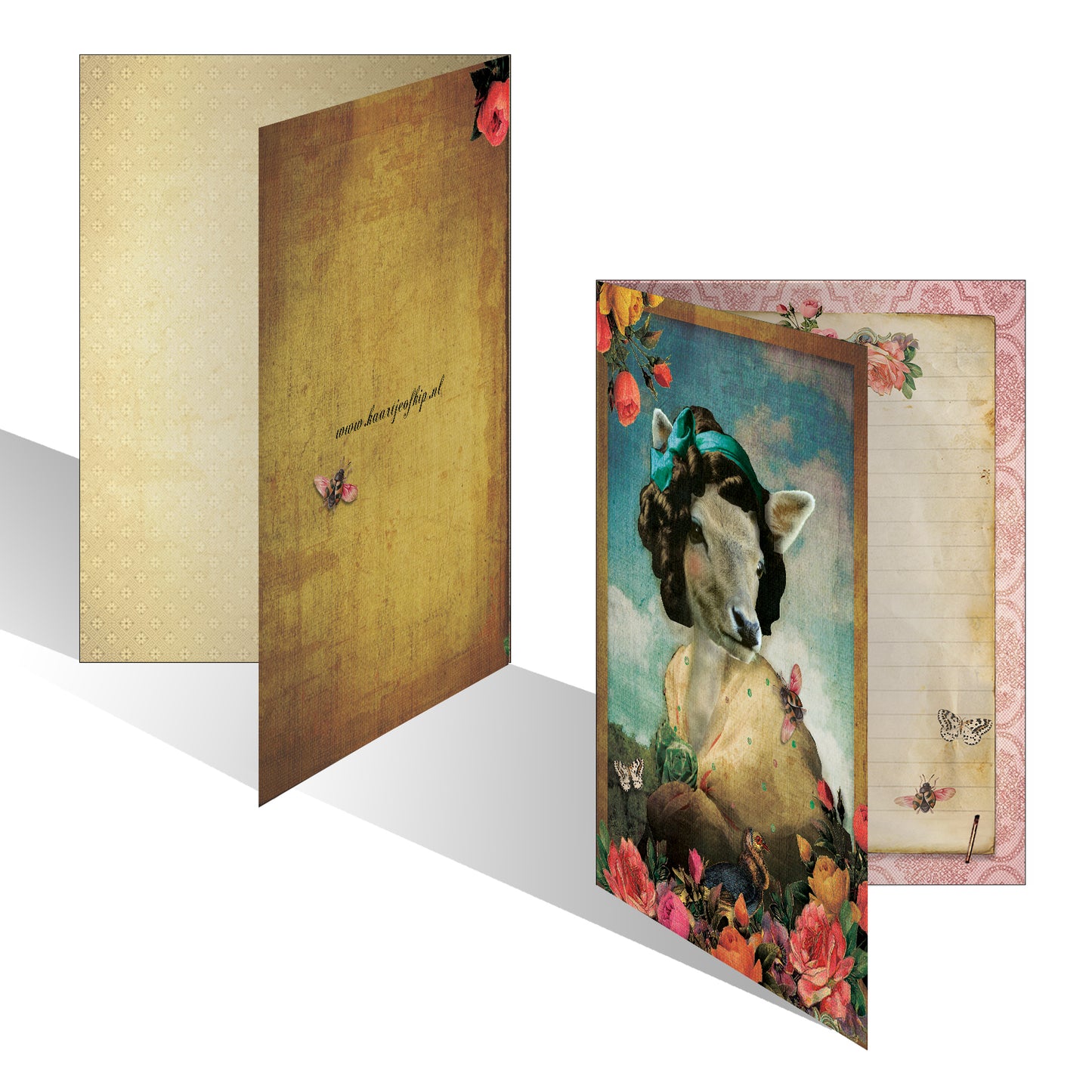 Luxe wenskaart Lady Ree