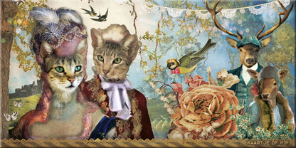 Magneet 10x20 cm 'Romantisch'