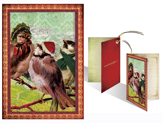 Kerst Kadokaartje 'Musjes'