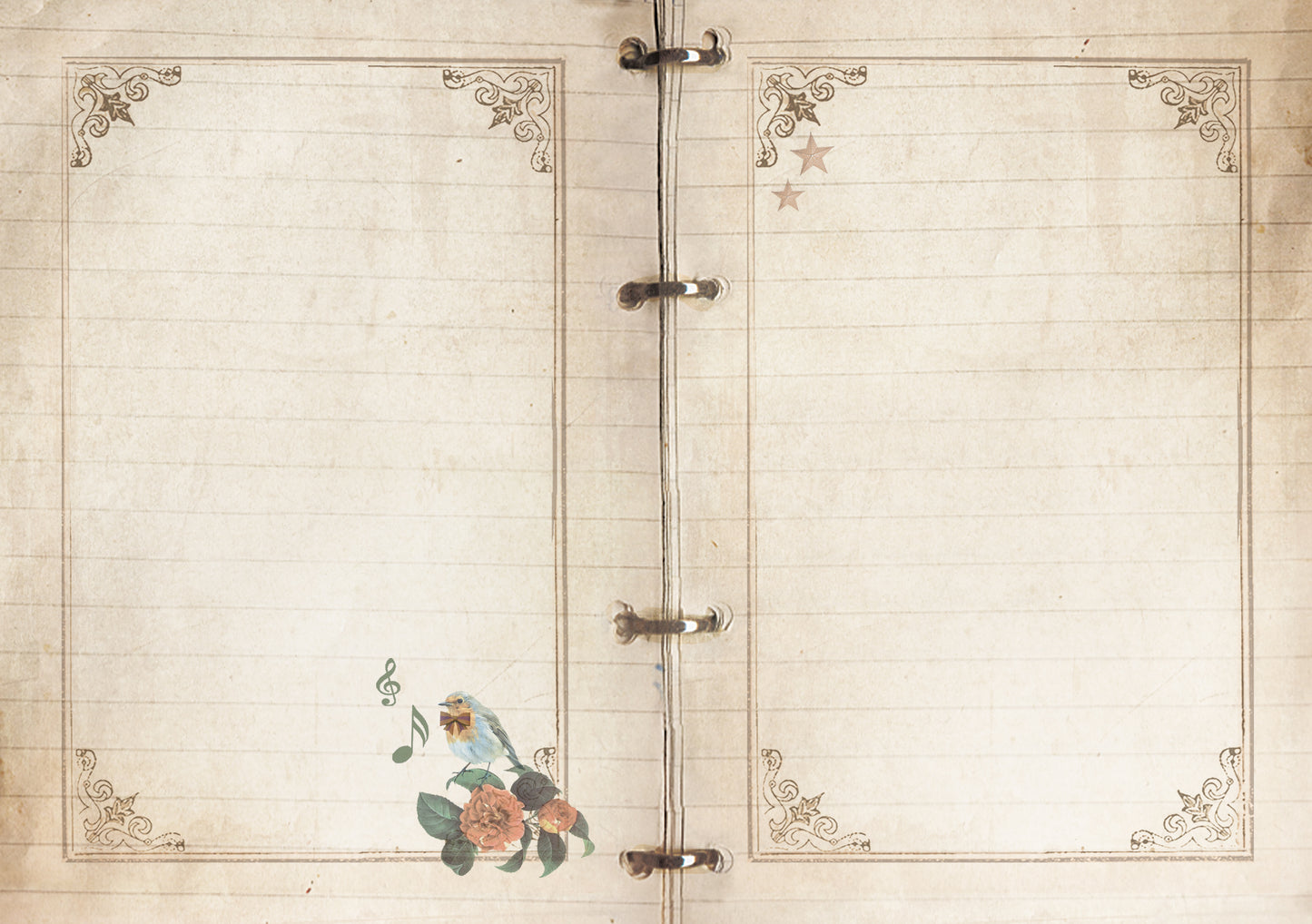 Luxe Kerstkaart 'Romantische Muziek'