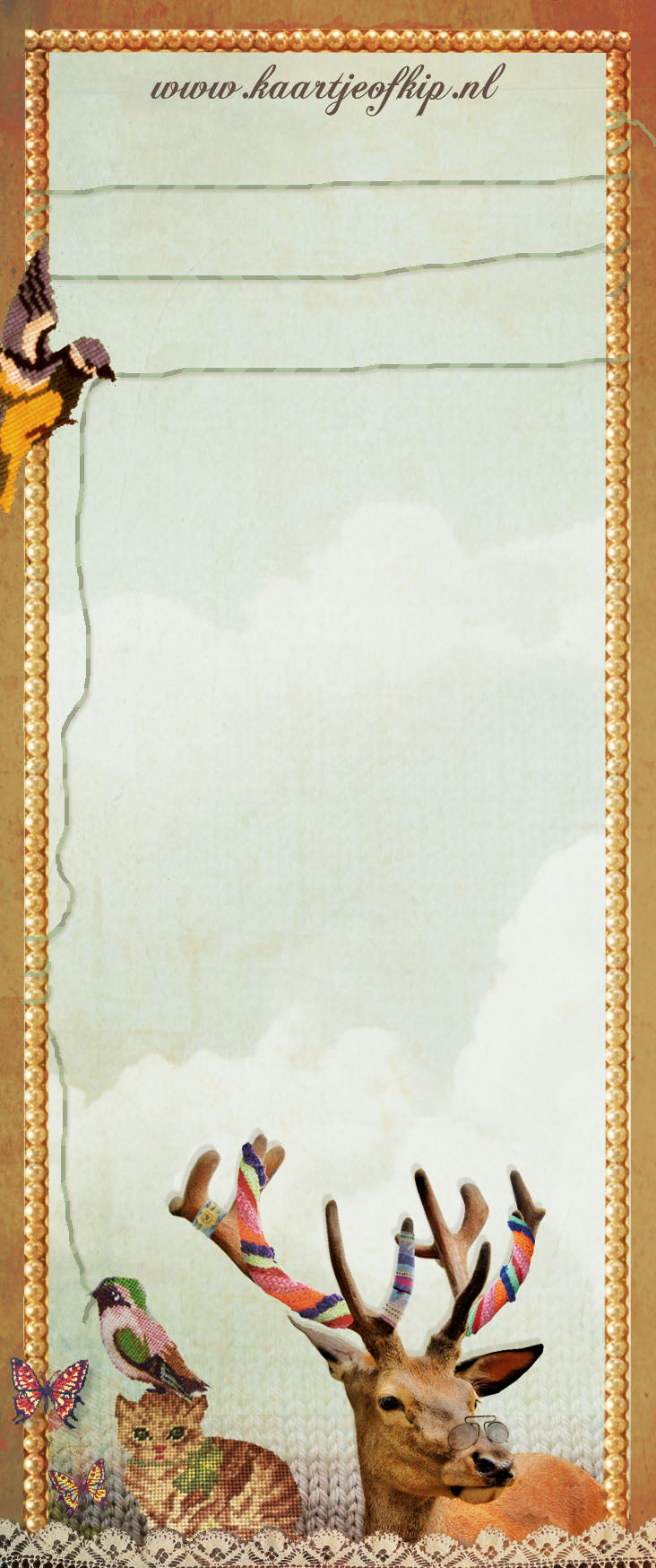 Notitieblokje 'Hert'