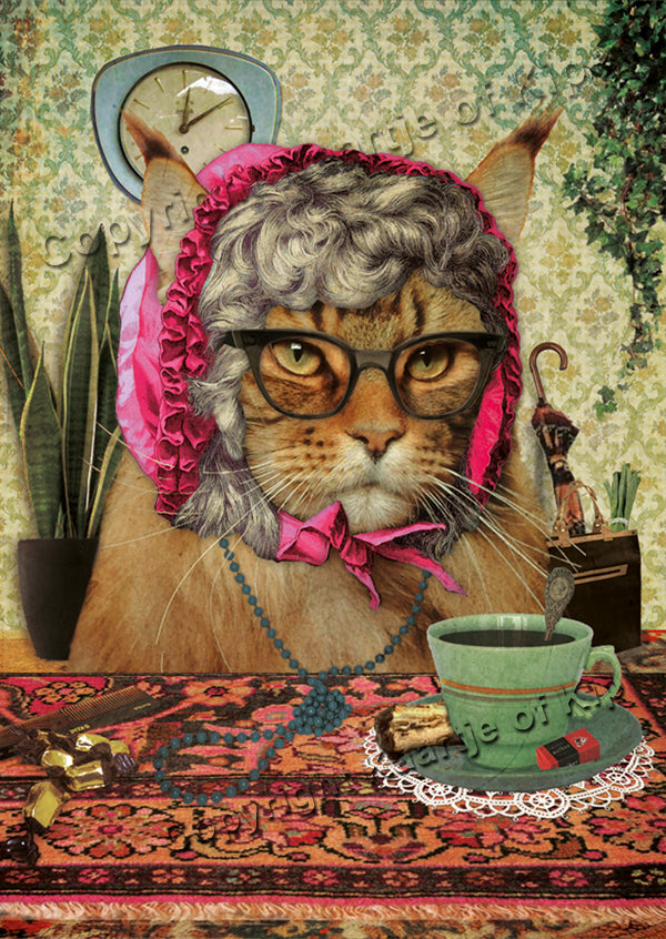 Luxe wenskaart Opoepoes