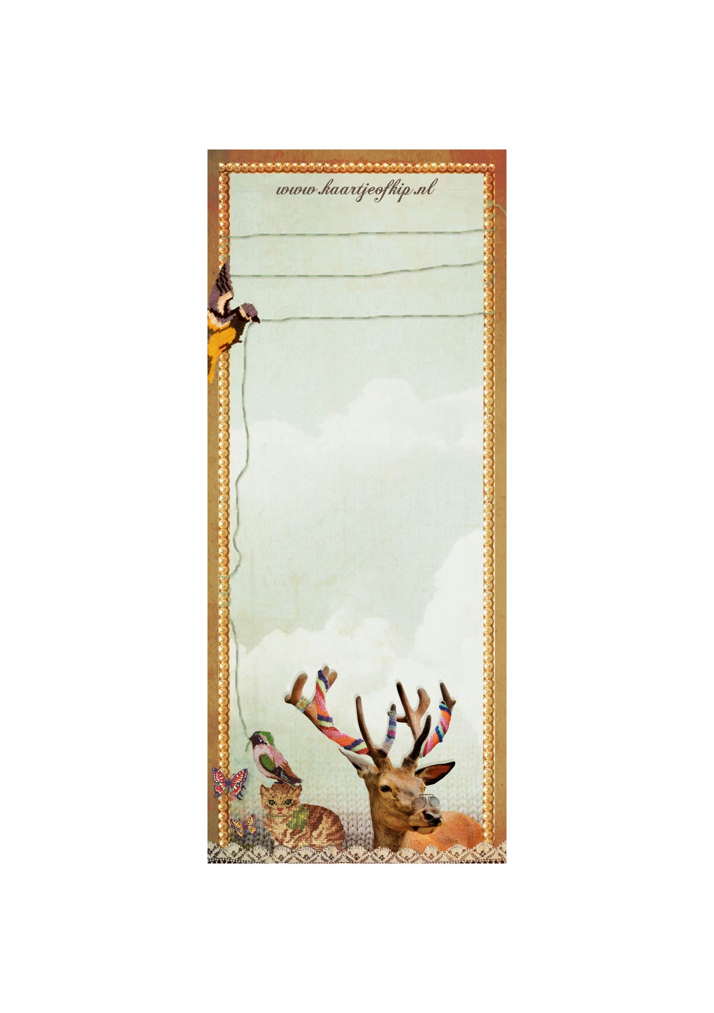 Notitieblokje 'Hert'