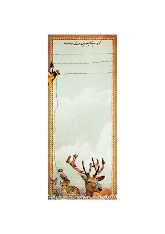 Notitieblokje 'Hert'