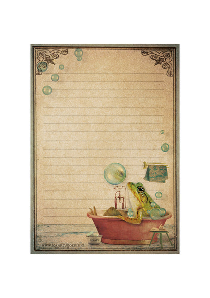 Notitieblok A6 'Kikker'