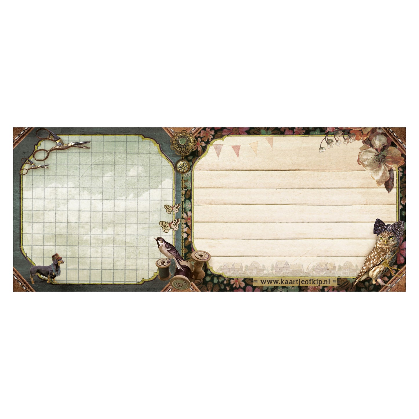 Notitieblokje 'Dwarse Uil'