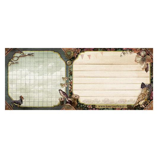 Notitieblokje 'Dwarse Uil'