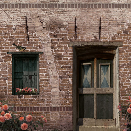 Schuttingzeil Oude Deur 'Baksteen'