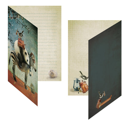 Luxe wenskaart Panda