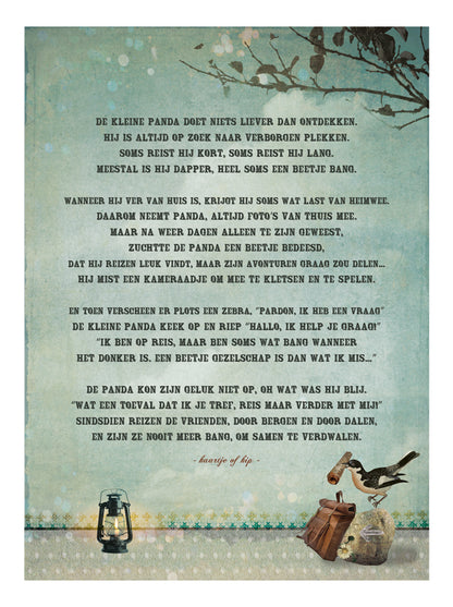 Poster Panda 'licht'