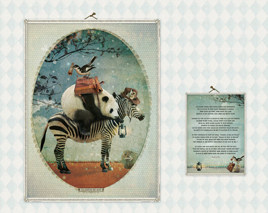 Poster Panda 'licht'