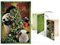 Kerst Kadokaartje 'Panda's'