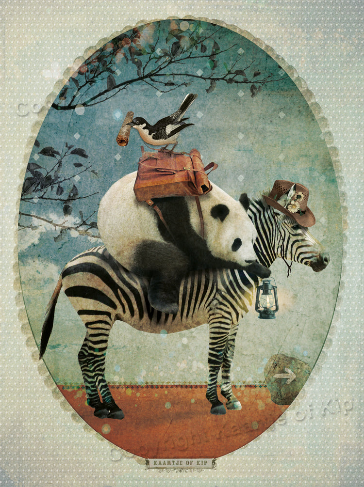 Poster Panda 'licht'