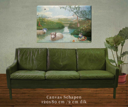Canvas Schapen