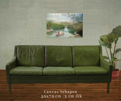 Canvas Schapen