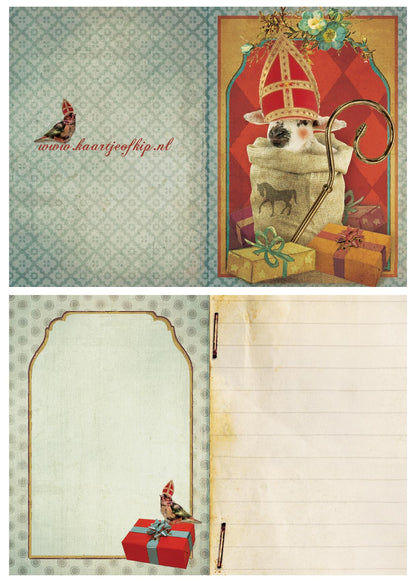 Kadokaartje Sinterklaas Lammetje