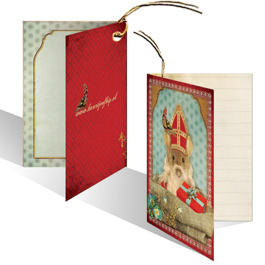 Kadokaartje Sinterklaas Muis