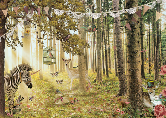 Tuinposter Dierenbos