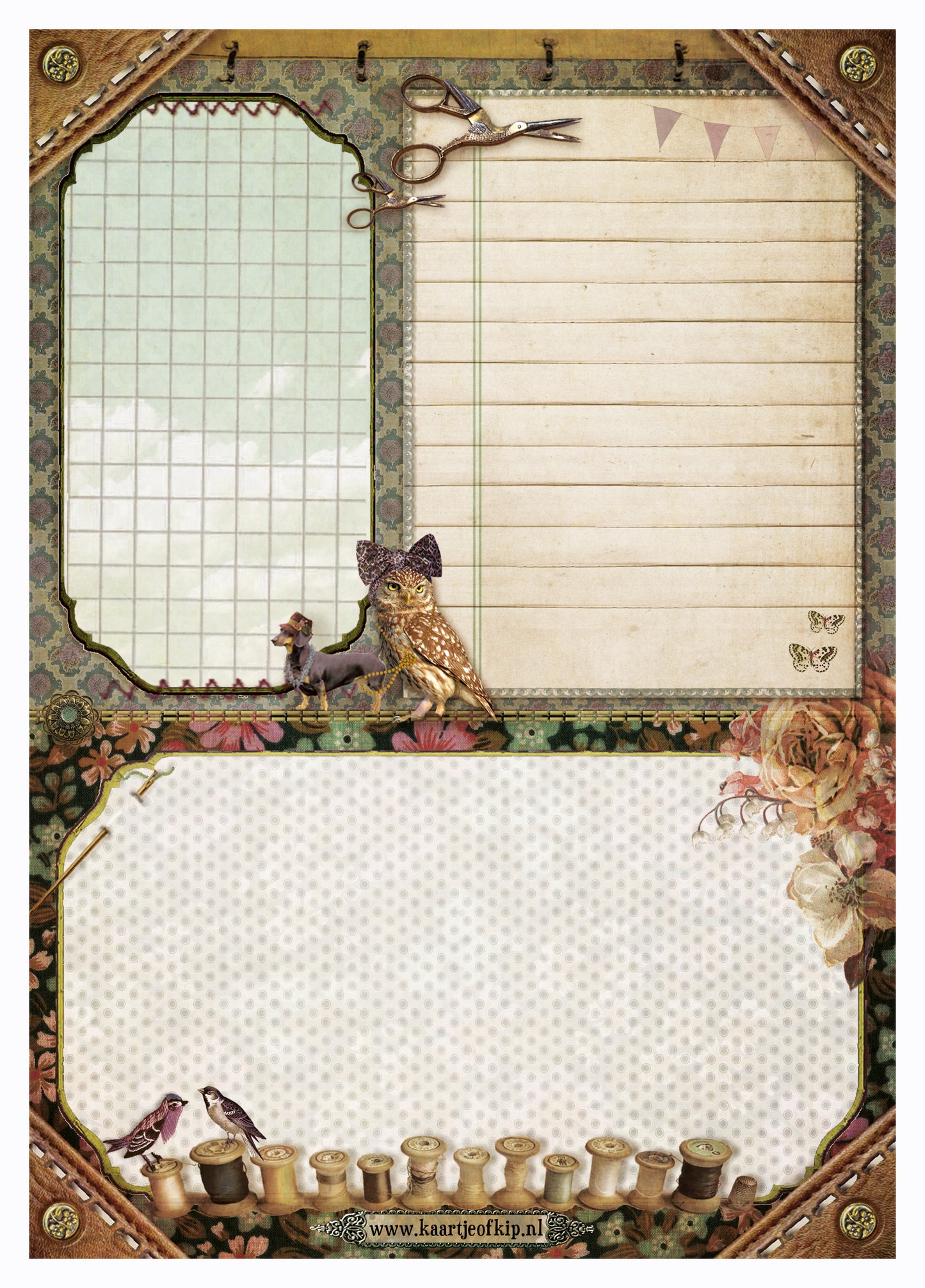 Notitieblok A5 'Uil'