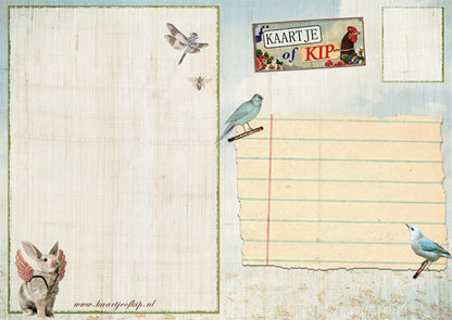 Ansichtkaart Vliegschool