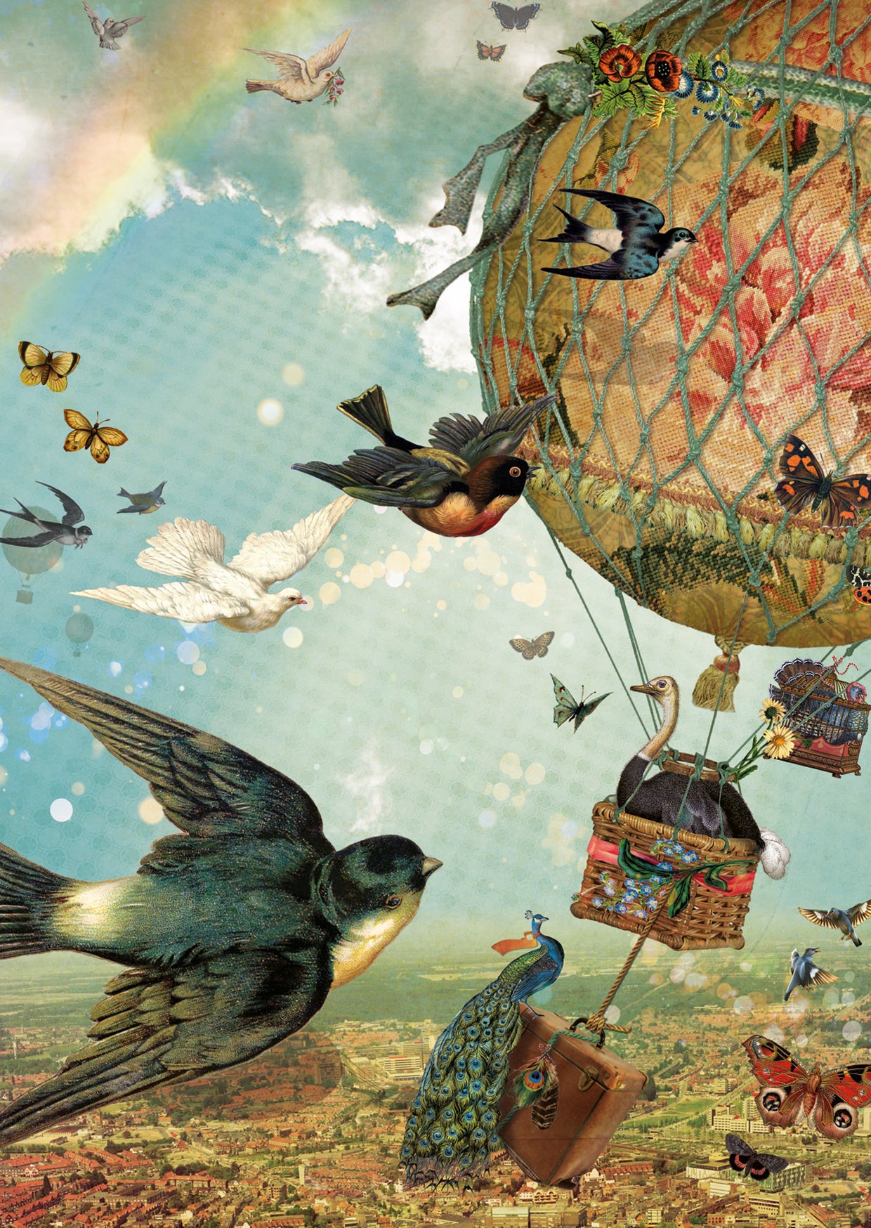 Ansichtkaart Vogelvlucht