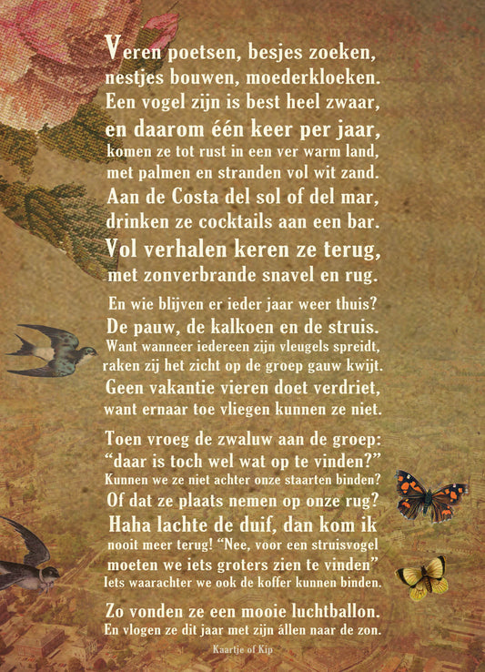 Poster Vogelvlucht