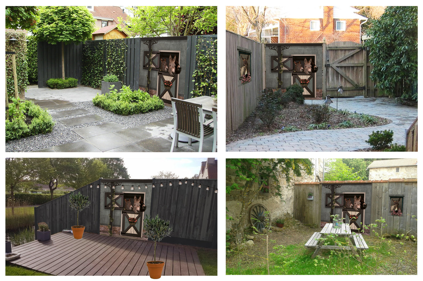 Schuttingzeil Ezels 'Blauw'