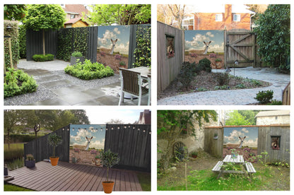 Schuttingzeil Uitzicht op Hert