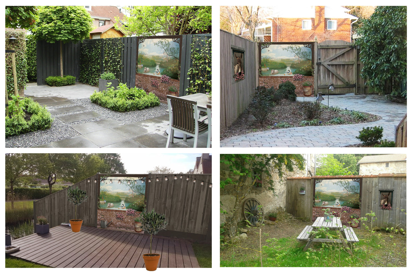 Schuttingzeil Uitzicht op Schaapjes