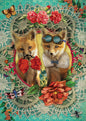 Postcard Foxes