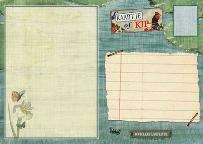 Ansichtkaart Watergeitje