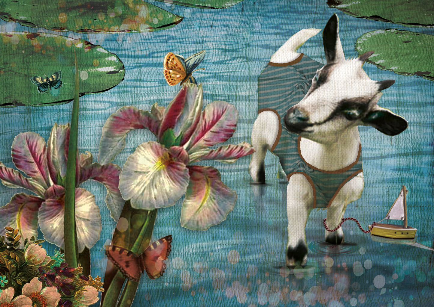 Ansichtkaart Watergeitje