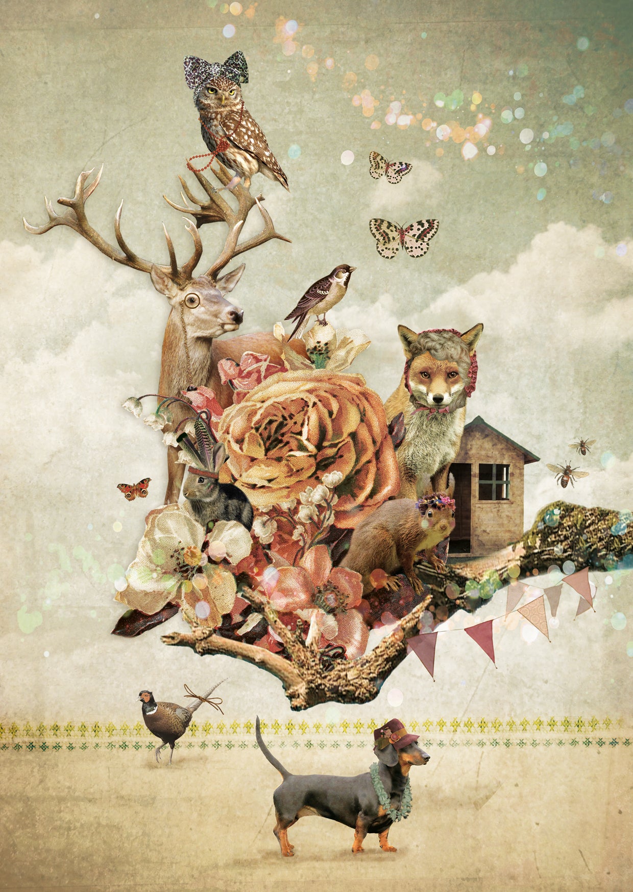 Luxe wenskaart Wondere Wereld