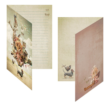 Luxe wenskaart Wondere Wereld