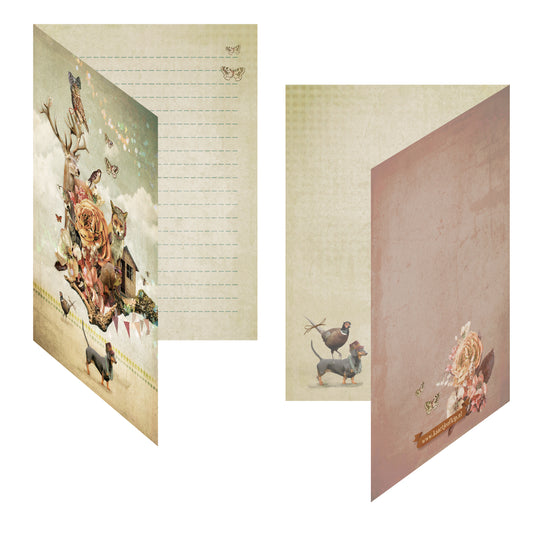 Luxe wenskaart Wondere Wereld