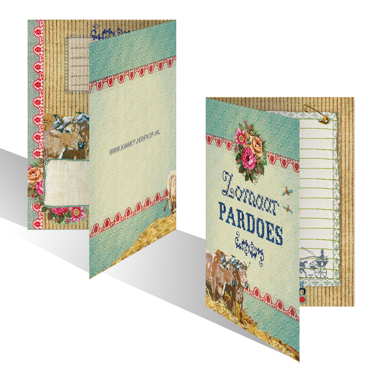 Luxe wenskaart 'Zomaar Pardoes'