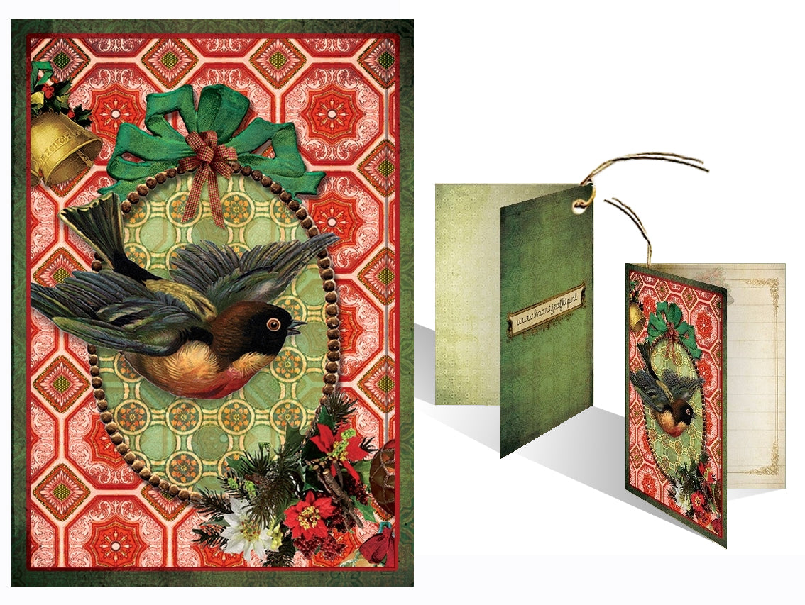 Kerst Kadokaartje 'Zwaluw'