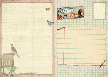 Ansichtkaart Zwanger!