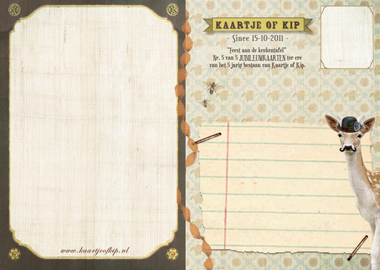 Ansichtkaart Feest aan de Keukentafel