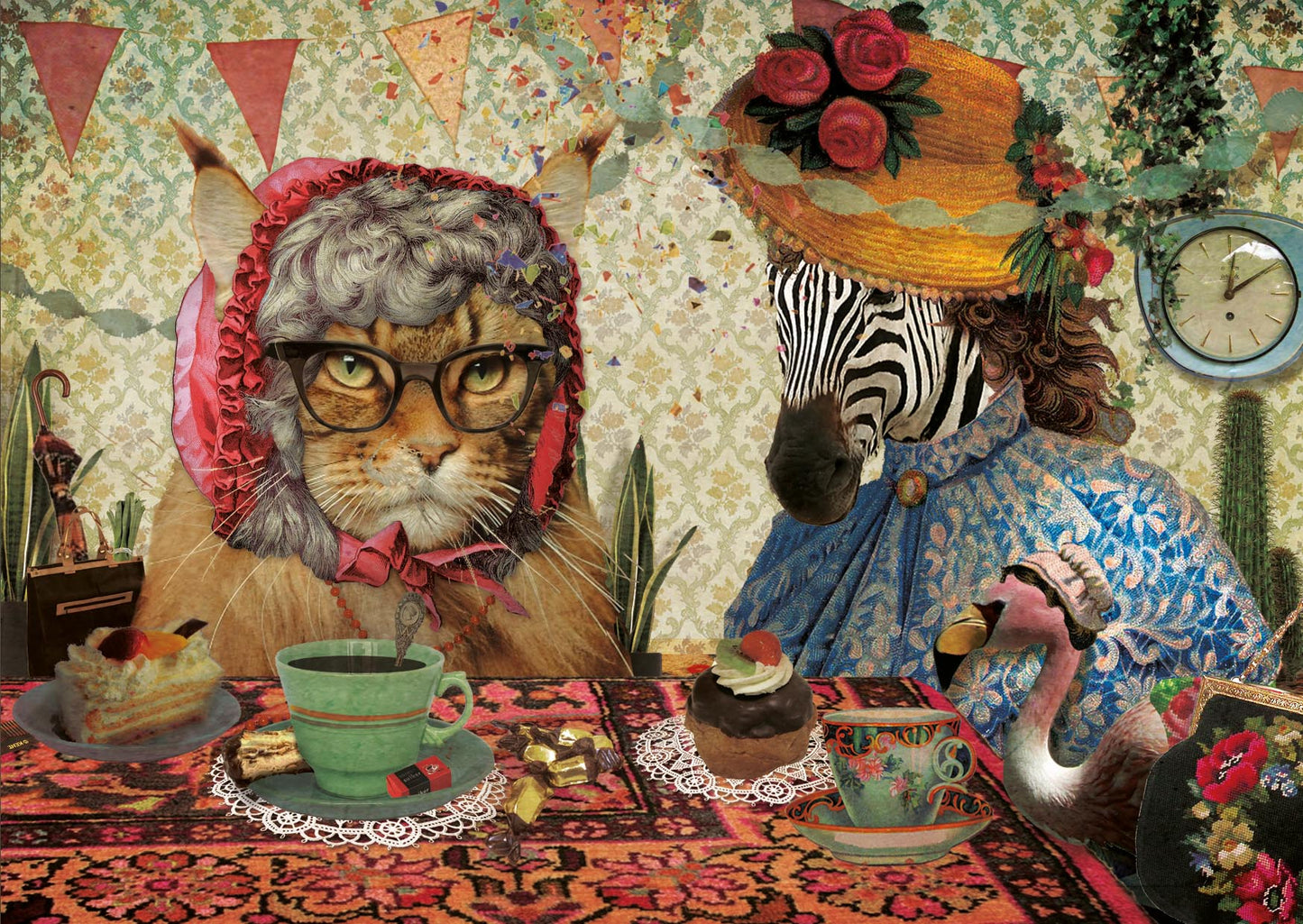 Ansichtkaart Feest aan de Keukentafel